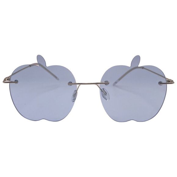 ShadeME Accessories - 6169: BLUE Apple Novelty Sunglasses